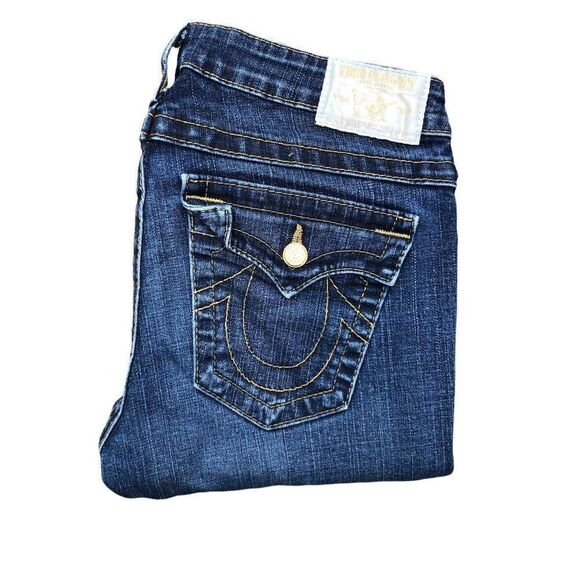 TRUE Religion Jeans Size 29 BECKY Blue - Picture 7 of 8